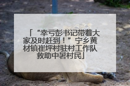 “幸亏彭书记带着大家及时赶到！”宁乡黄材镇崔坪村驻村工作队救助中暑村民