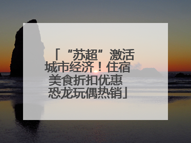 “苏超”激活城市经济！住宿美食折扣优惠 恐龙玩偶热销