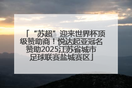 “苏超”迎来世界杯顶级赞助商！悦达起亚冠名赞助2025江苏省城市足球联赛盐城赛区