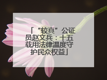 “较真”公证员赵文兵：十五载用法律温度守护民众权益