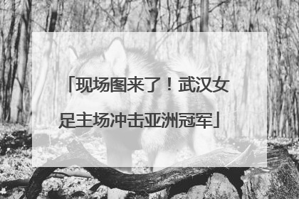 现场图来了！武汉女足主场冲击亚洲冠军