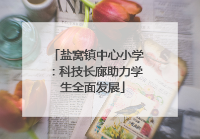 盐窝镇中心小学：科技长廊助力学生全面发展