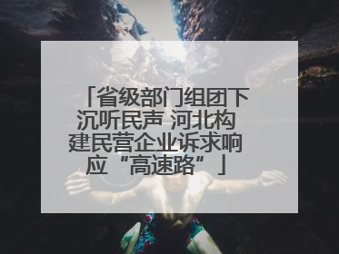省级部门组团下沉听民声 河北构建民营企业诉求响应“高速路”
