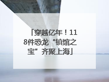 穿越亿年！118件恐龙“镇馆之宝”齐聚上海