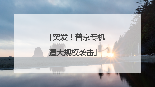 突发！普京专机遭大规模袭击