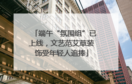 端午“氛围组”已上线，文艺范艾草装饰受年轻人追捧