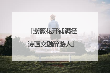 紫薇花开铺满径 诗画交融醉游人