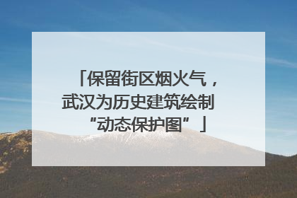 保留街区烟火气，武汉为历史建筑绘制“动态保护图”
