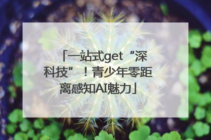 一站式get“深科技”！青少年零距离感知AI魅力