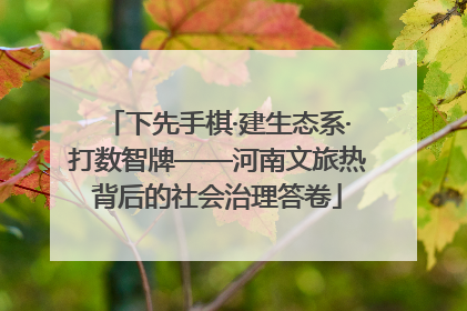 下先手棋·建生态系·打数智牌——河南文旅热背后的社会治理答卷