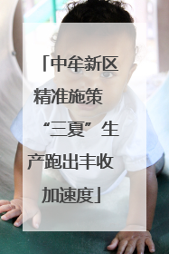 中牟新区精准施策 “三夏”生产跑出丰收加速度