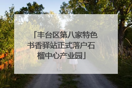 丰台区第八家特色书香驿站正式落户石榴中心产业园