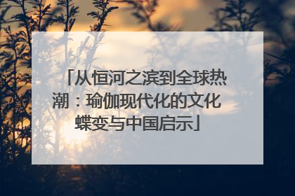 从恒河之滨到全球热潮：瑜伽现代化的文化蝶变与中国启示