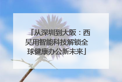 从深圳到大阪：西昊用智能科技解锁全球健康办公新未来