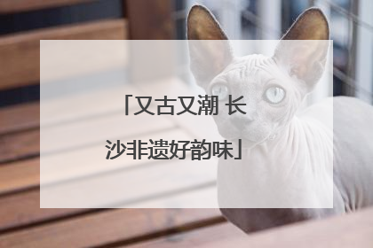 又古又潮 长沙非遗好韵味