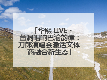 华熙 LIVE・鱼洞唱响巴渝韵律：刀郎演唱会激活文体商融合新生态