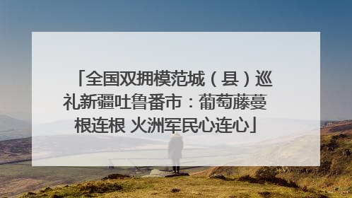 全国双拥模范城（县）巡礼新疆吐鲁番市：葡萄藤蔓根连根 火洲军民心连心
