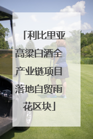 利比里亚高粱白酒全产业链项目落地自贸雨花区块