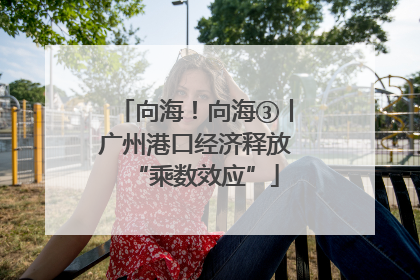 向海！向海③丨广州港口经济释放“乘数效应”