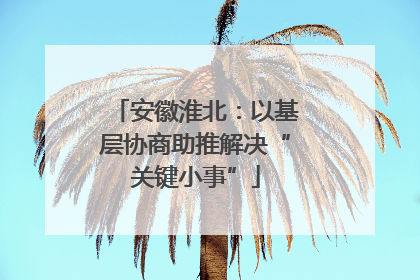 安徽淮北：以基层协商助推解决“关键小事”
