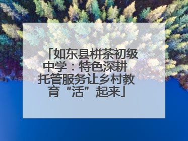 如东县栟茶初级中学：特色深耕 托管服务让乡村教育“活”起来