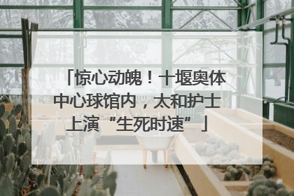惊心动魄！十堰奥体中心球馆内，太和护士上演“生死时速”