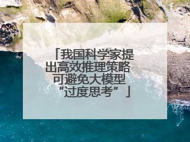 我国科学家提出高效推理策略 可避免大模型“过度思考”