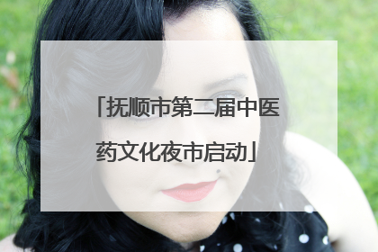 抚顺市第二届中医药文化夜市启动