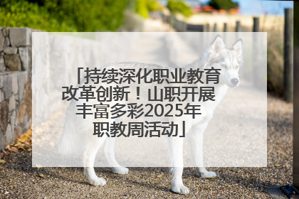 持续深化职业教育改革创新！山职开展丰富多彩2025年职教周活动