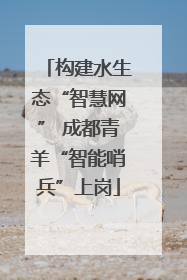 构建水生态“智慧网” 成都青羊“智能哨兵”上岗