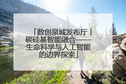 数创泉城发布厅丨碳硅基智能融合——生命科学与人工智能的边界探索
