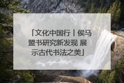 文化中国行丨侯马盟书研究新发现 展示古代书法之美