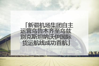 新疆机场集团自主运营乌鲁木齐至乌兹别克斯坦纳沃伊国际货运航线成功首航