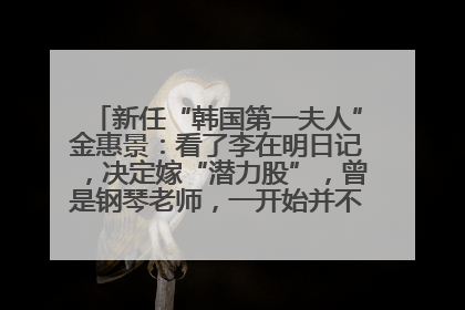 新任“韩国第一夫人”金惠景：看了李在明日记，决定嫁“潜力股”，曾是钢琴老师，一开始并不支持丈夫从政