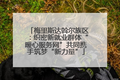 梅里斯达斡尔族区：织密新就业群体“暖心服务网”共同携手筑梦“新力量”
