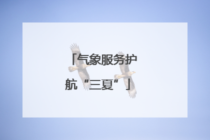 气象服务护航“三夏”