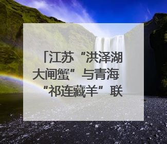 江苏“洪泽湖大闸蟹”与青海“祁连藏羊”联名赴澳