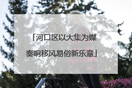 河口区以大集为媒 奏响移风易俗新乐章