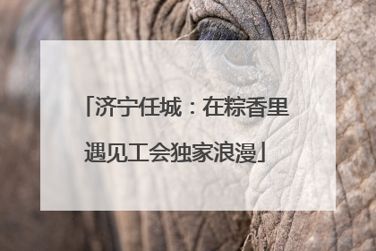 济宁任城：在粽香里遇见工会独家浪漫