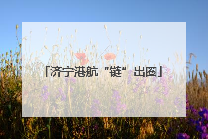 济宁港航“链”出圈