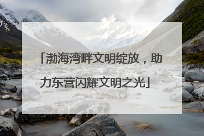 渤海湾畔文明绽放，助力东营闪耀文明之光