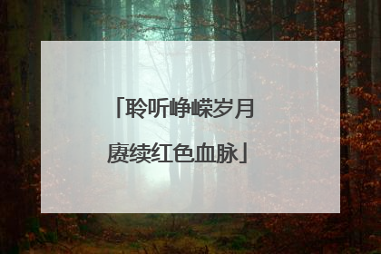 聆听峥嵘岁月 赓续红色血脉