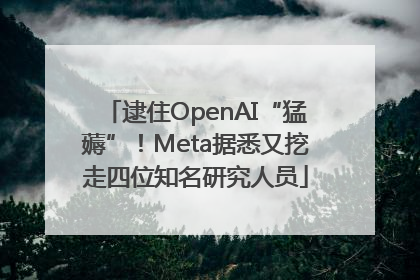 逮住OpenAI“猛薅”！Meta据悉又挖走四位知名研究人员