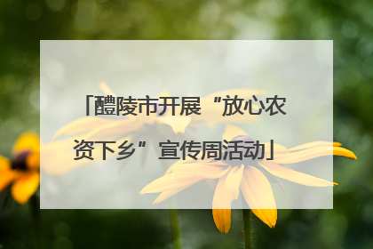 醴陵市开展“放心农资下乡”宣传周活动