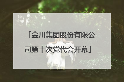 金川集团股份有限公司第十次党代会开幕