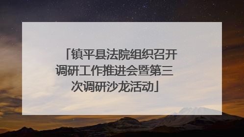 镇平县法院组织召开调研工作推进会暨第三次调研沙龙活动