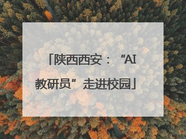 陕西西安：“AI教研员”走进校园