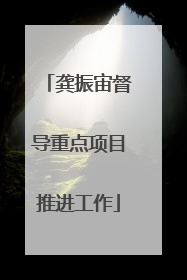龚振宙督导重点项目推进工作