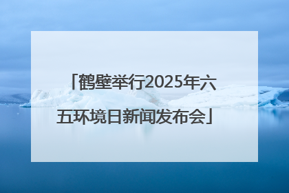 鹤壁举行2025年六五环境日新闻发布会