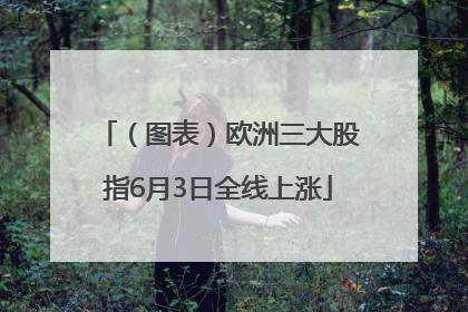 （图表）欧洲三大股指6月3日全线上涨